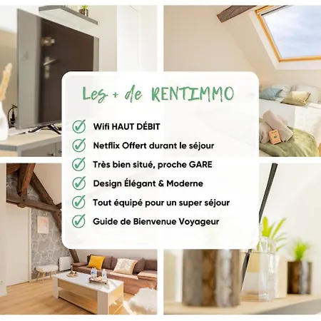 Le Nid Troyen I Proche Gare I Cozy & New I Hyper Centre I Rentimmo